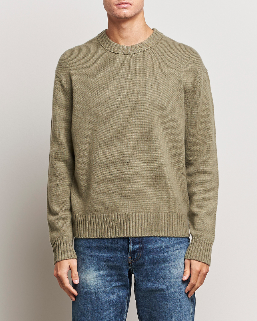 Homme | Pulls Et Tricots | FRAME | Cashmere Sweater Khaki Green
