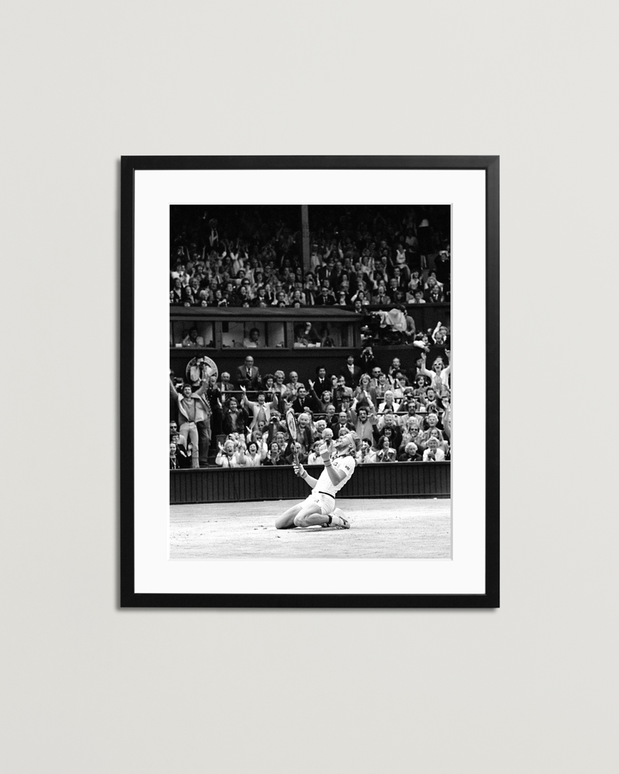 Homme | Affiches | Sonic Editions | Framed Borg's 5th Wimbledon Title, 1980