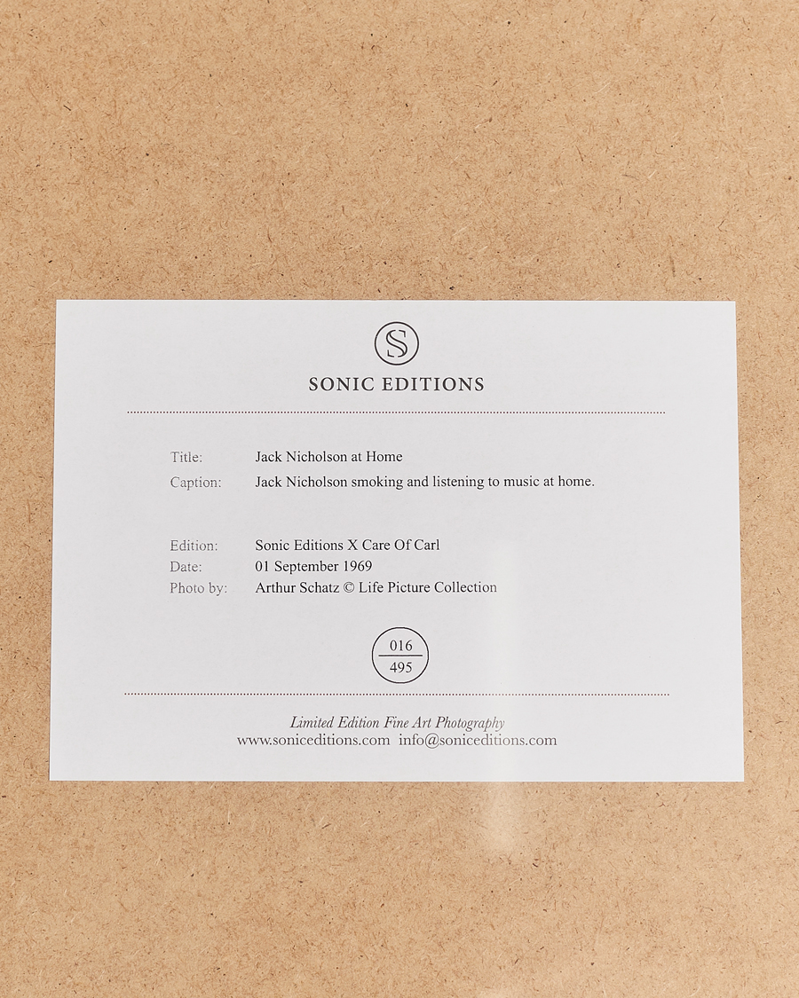 Homme | Affiches | Sonic Editions | Framed Jack Nicholson At Home