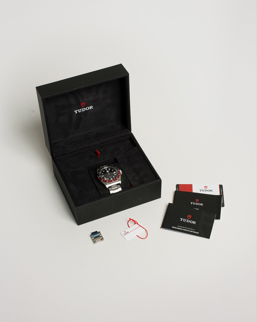 Homme | Tudor Pre-Owned Black Bay GMT 79830 RB Steel Black | Tudor Pre-Owned | Black Bay GMT 79830 RB Steel Black