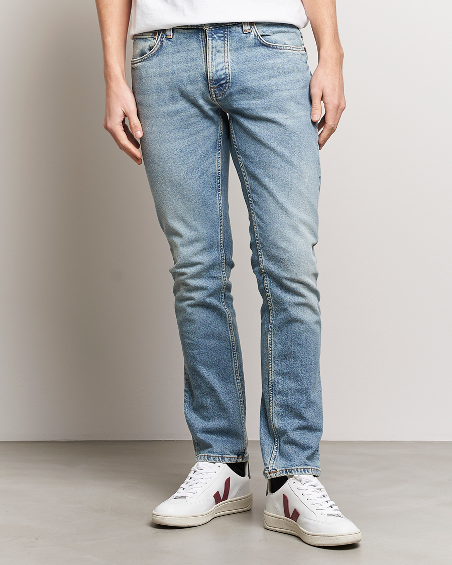 Homme | Jeans Bleus | Nudie Jeans | Grim Tim Jeans Blue Smoke