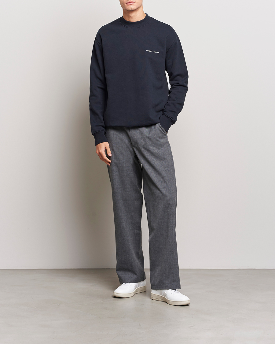 Homme | Pulls Et Tricots | Samsøe Samsøe | Norsbro Crew Neck Sweatshirt Sky Captian