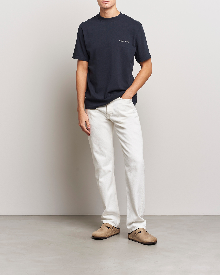 Homme | T-shirts | Samsøe Samsøe | Norsbro Organic Cotton T-shirt Sky Captian