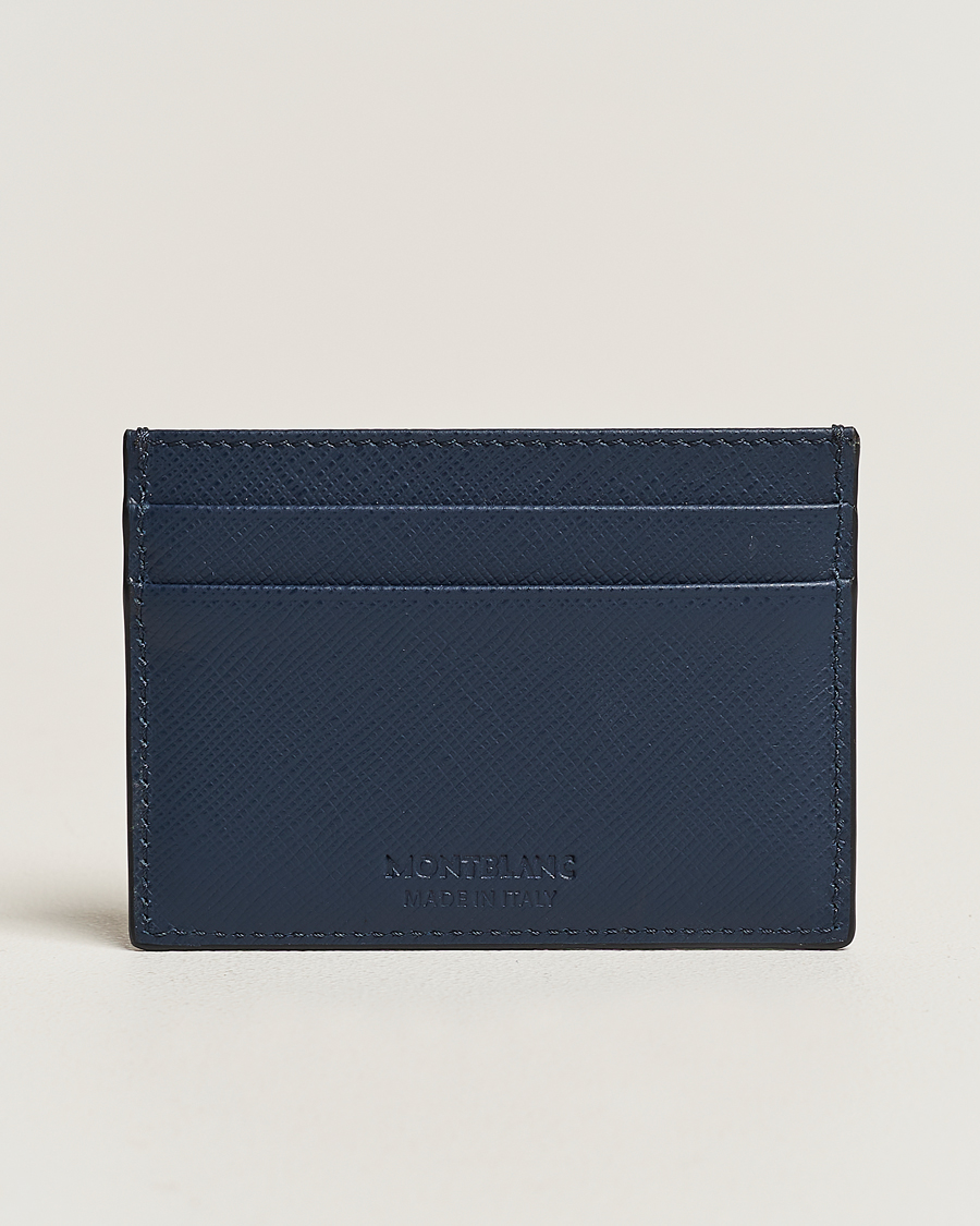 Men | Wallets | Montblanc | Sartorial Card Holder 5cc Ink Blue
