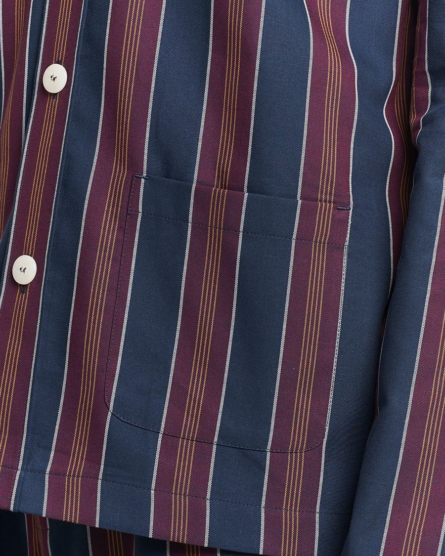 Homme | Peignoirs Et Pyjamas | Nufferton | Uno Old School Pyjama Set Navy/Orange