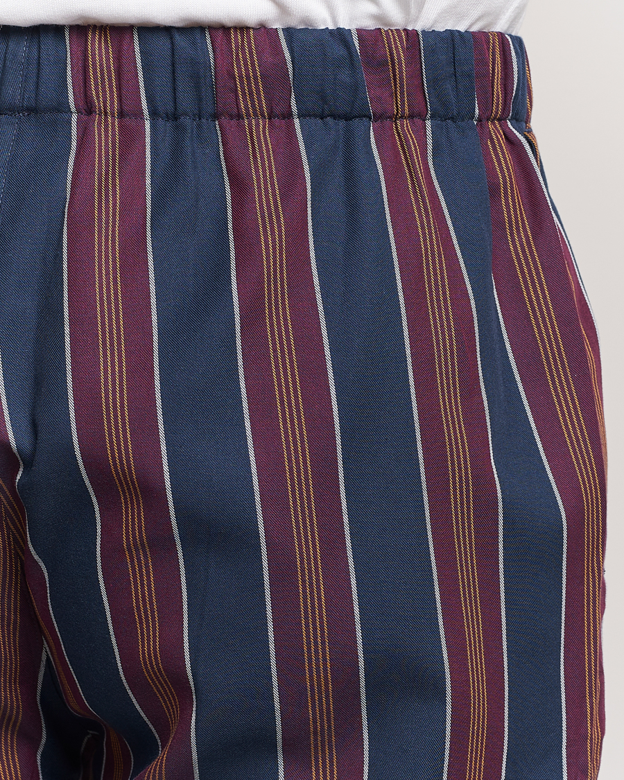 Homme | Peignoirs Et Pyjamas | Nufferton | Uno Old School Pyjama Set Navy/Orange