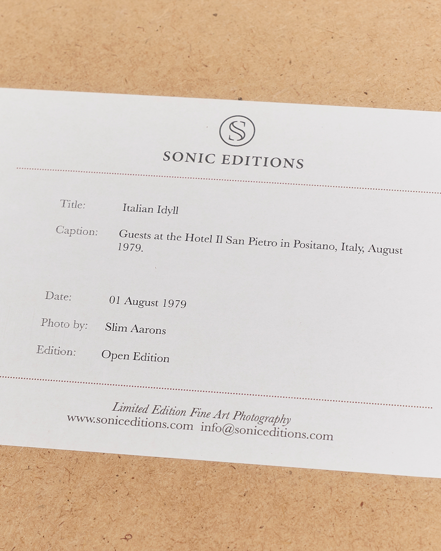Homme | Cadeaux | Sonic Editions | Framed Slim Aarons Italian Idyll 