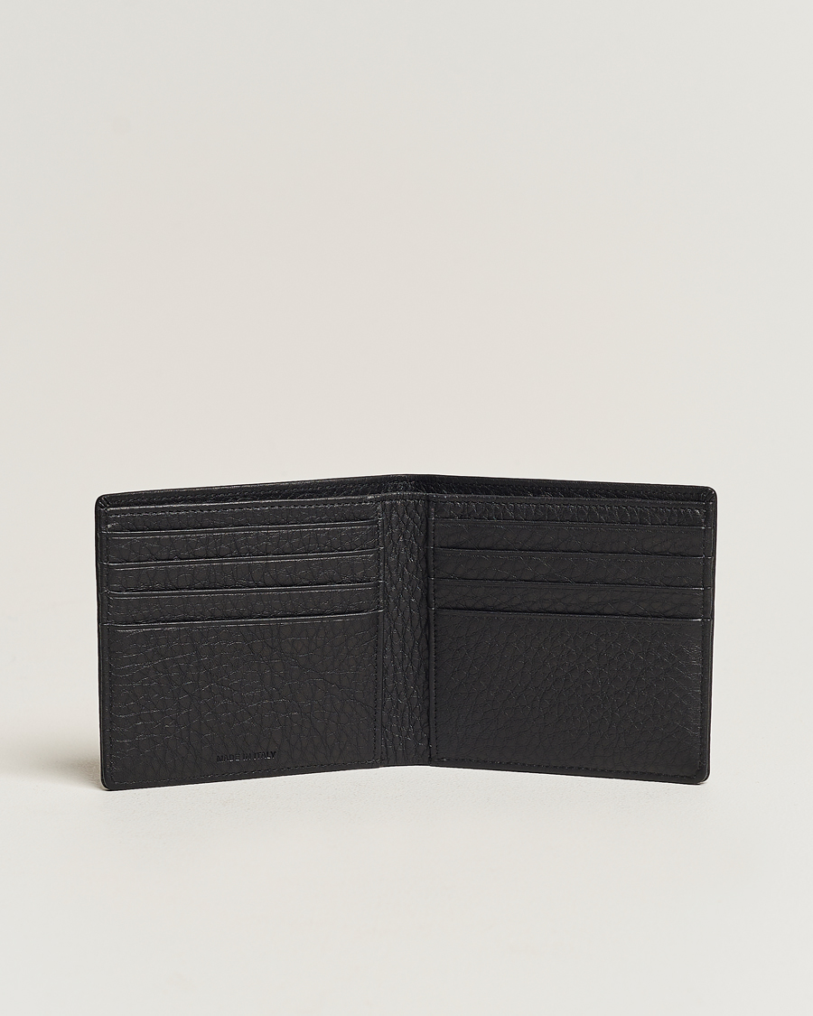 Homme | Italian Department | Canali | Grain Leather Wallet Black