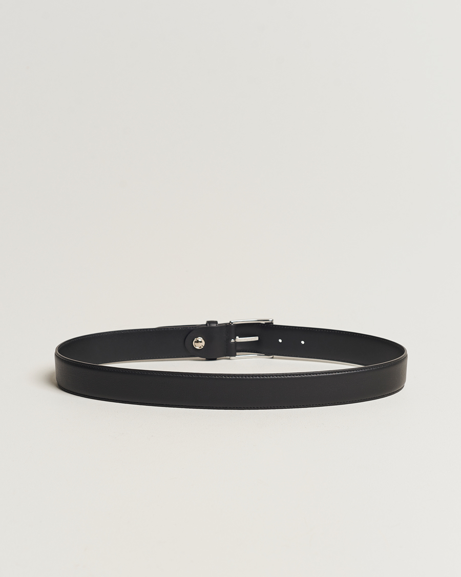 Homme | Ceintures | Canali | Classic Leather Belt Black Calf