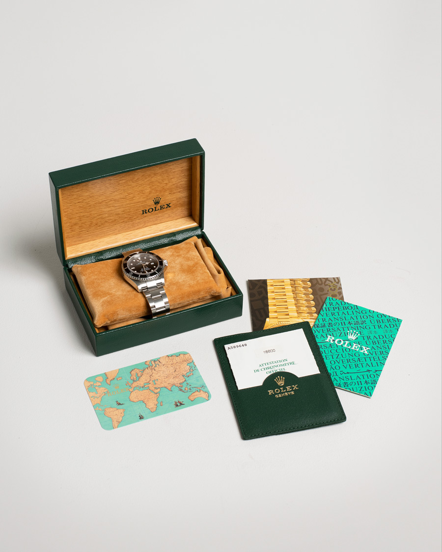 Homme | Rolex Pre-Owned Sea Dweller 16600 Oyster Perpetual Steel Black | Rolex Pre-Owned | Sea Dweller 16600 Oyster Perpetual Steel Black