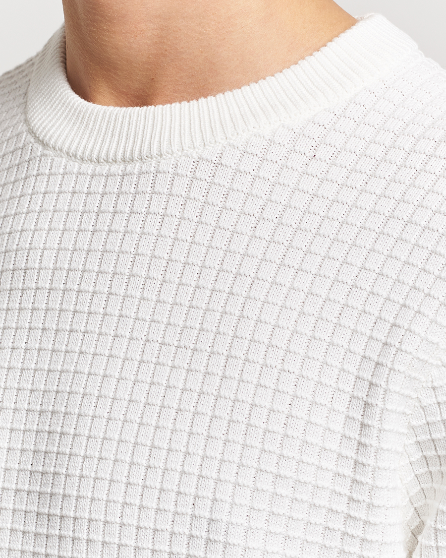 Homme | Pulls Et Tricots | J.Lindeberg | Archer Structure Sweater Cloud White
