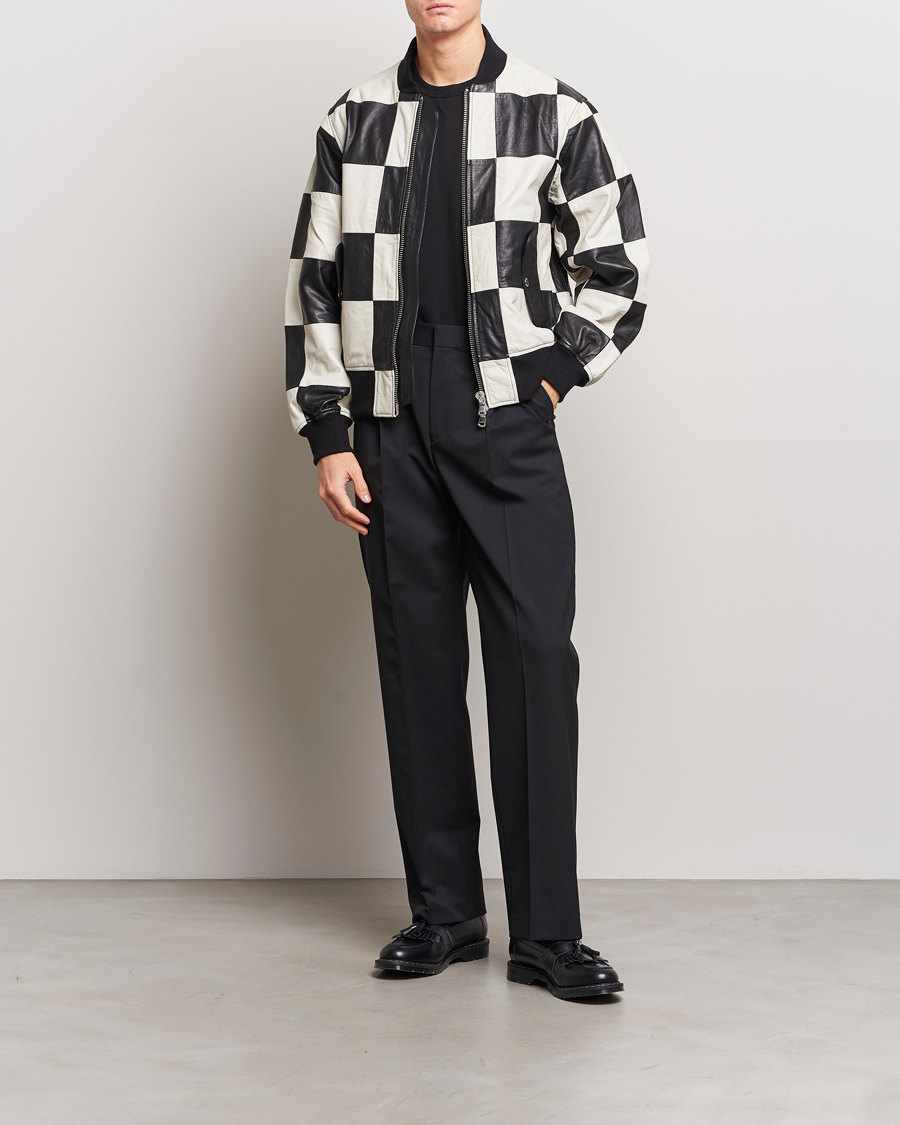 Homme | Manteaux Et Vestes | J.Lindeberg | Milan Patchwork Leather Jacket Black