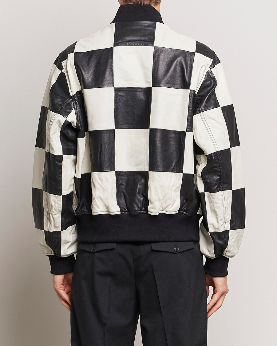 Homme | Manteaux Et Vestes | J.Lindeberg | Milan Patchwork Leather Jacket Black