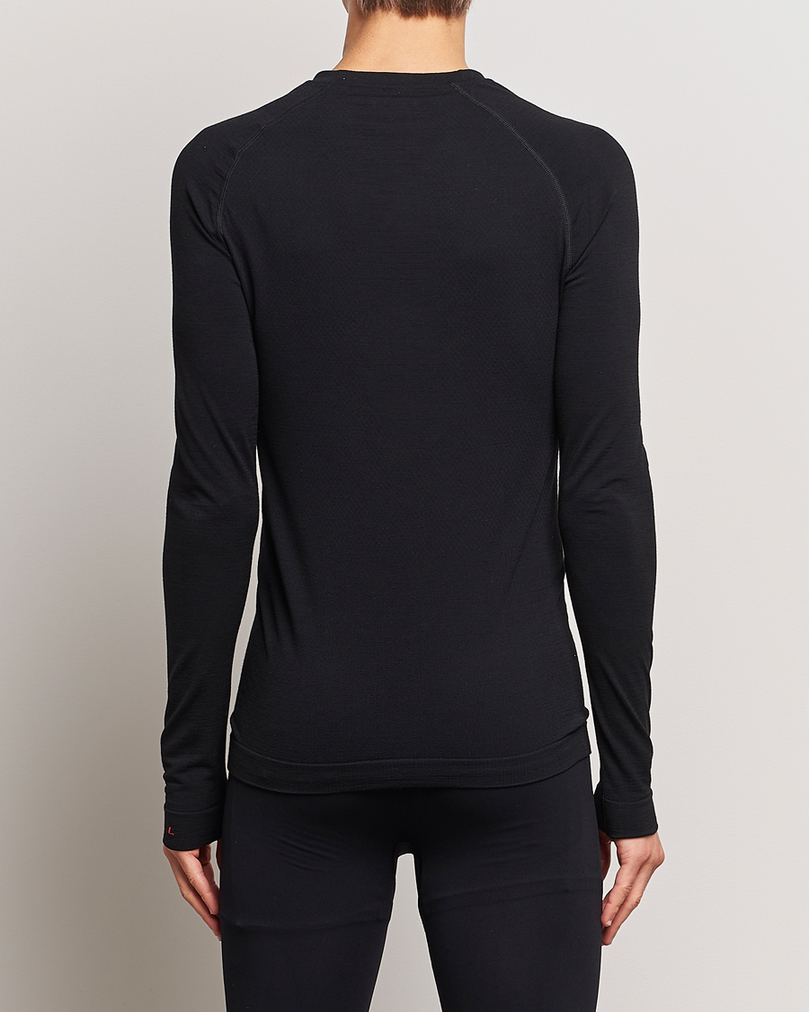 Homme | Sous-vêtements thermiques | Falke Sport | Falke Long Sleeve Wool Tech Light Shirt Black