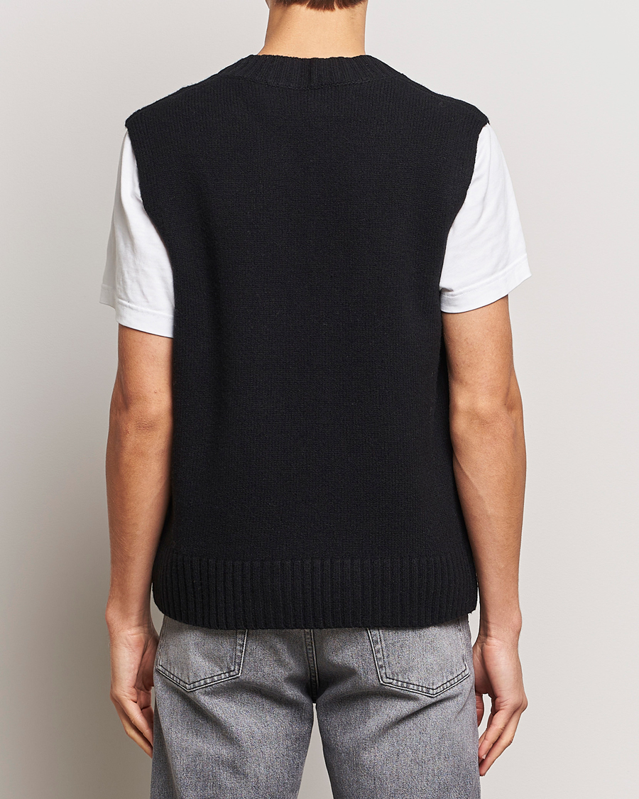 Homme | Pulls Et Tricots | A Day's March | Wigtown Lambswool Vest Black