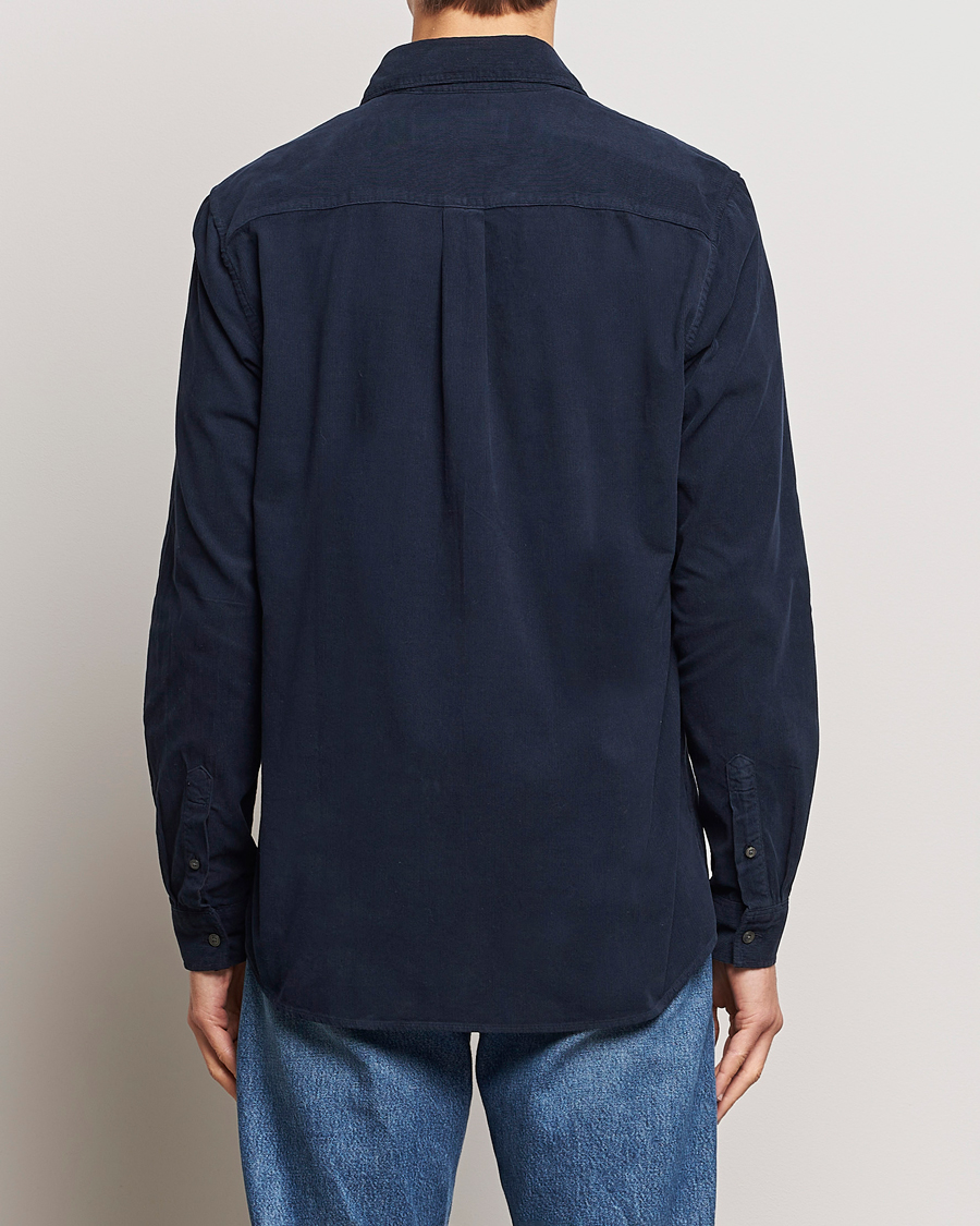 Homme | Chemises | A Day's March | Daintree Baby Cord Shirt Navy