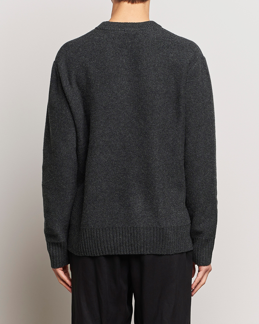 Homme | Pulls Et Tricots | A Day's March | Tietar Boiled Merino Sweater Anthracite