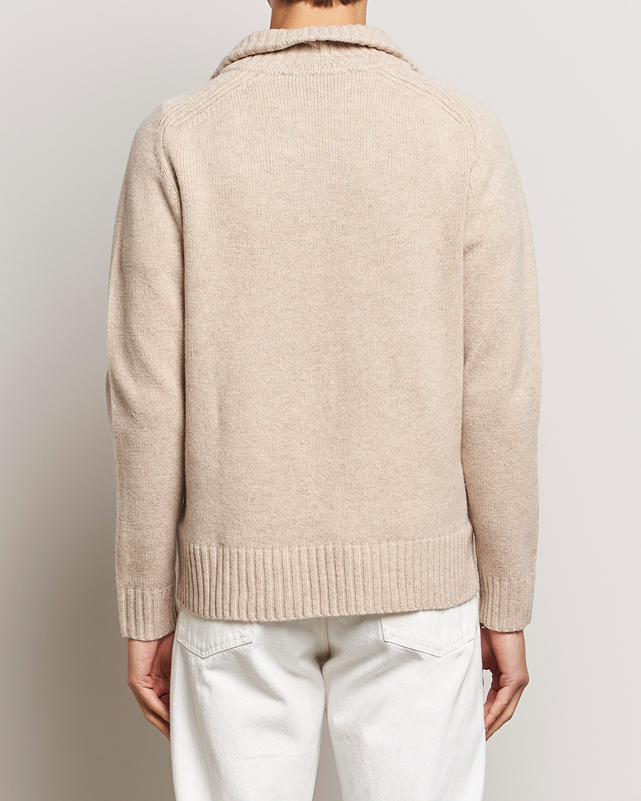 Homme | Pulls Et Tricots | A Day's March | Cullan Wool Half-Zip Sand