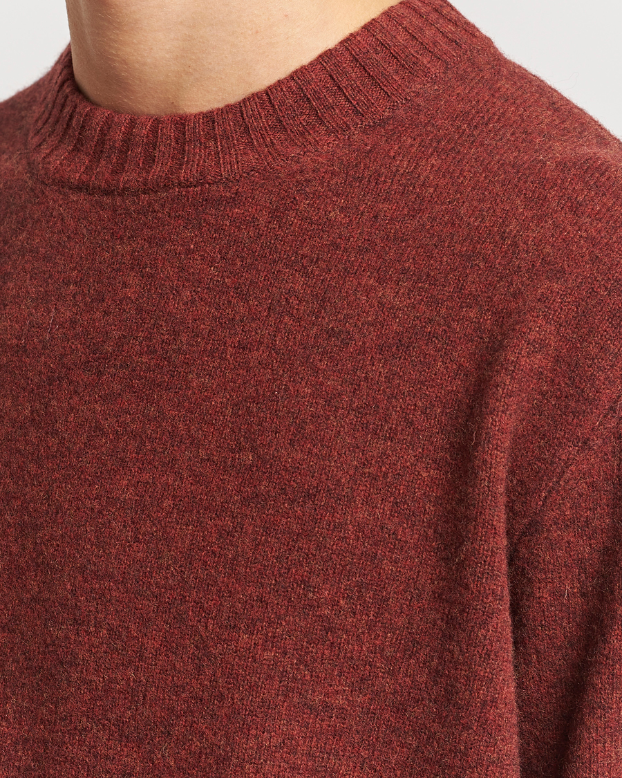 Homme | Pulls Et Tricots | A Day's March | Marlow Lambswool Crew Zinfandel