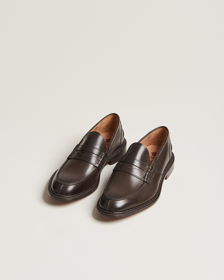Homme | Tricker's James Penny Loafers Espresso Calf | Tricker's | James Penny Loafers Espresso Calf