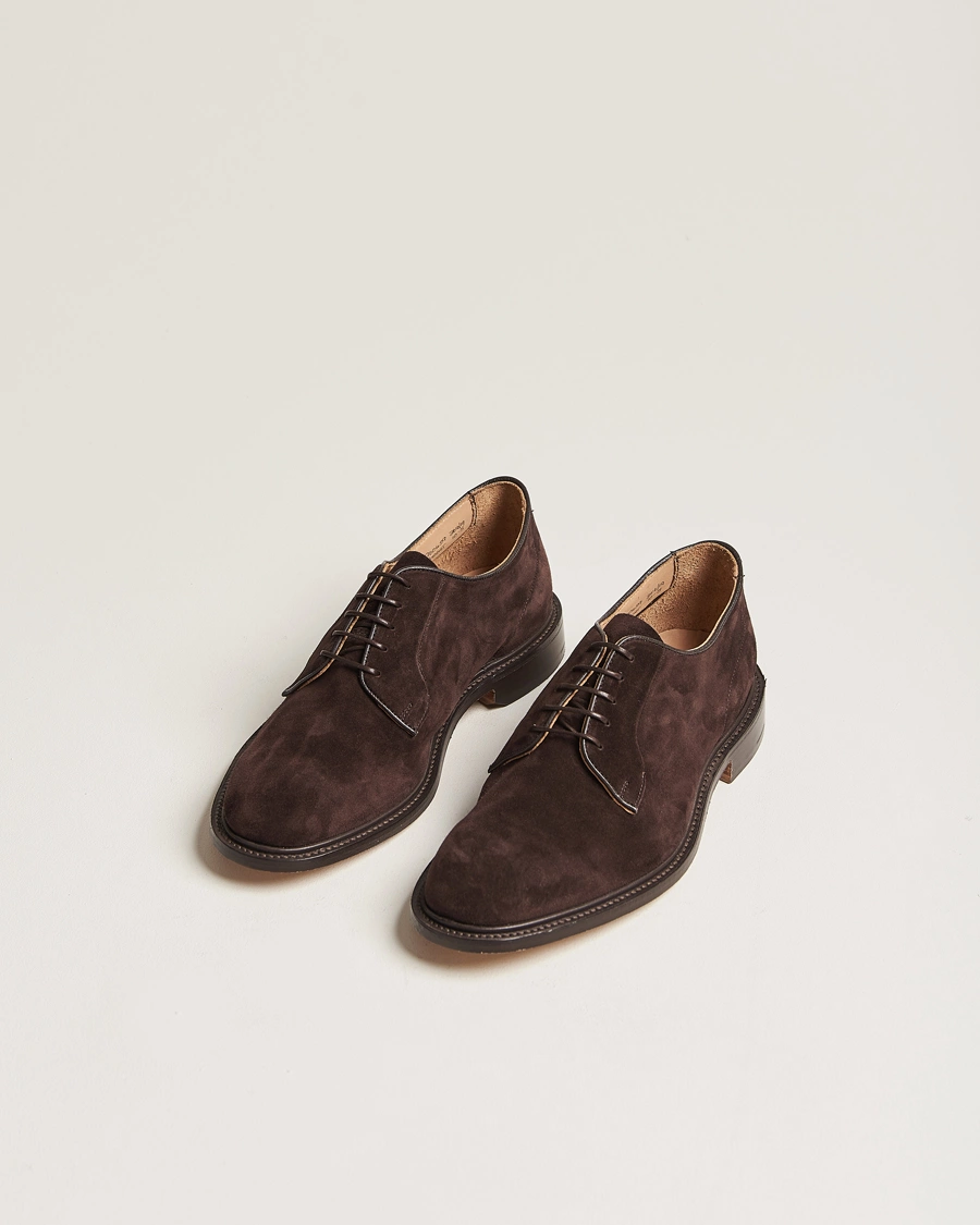 Homme |  | Tricker\'s | Robert Derby Shoes Coffee Suede