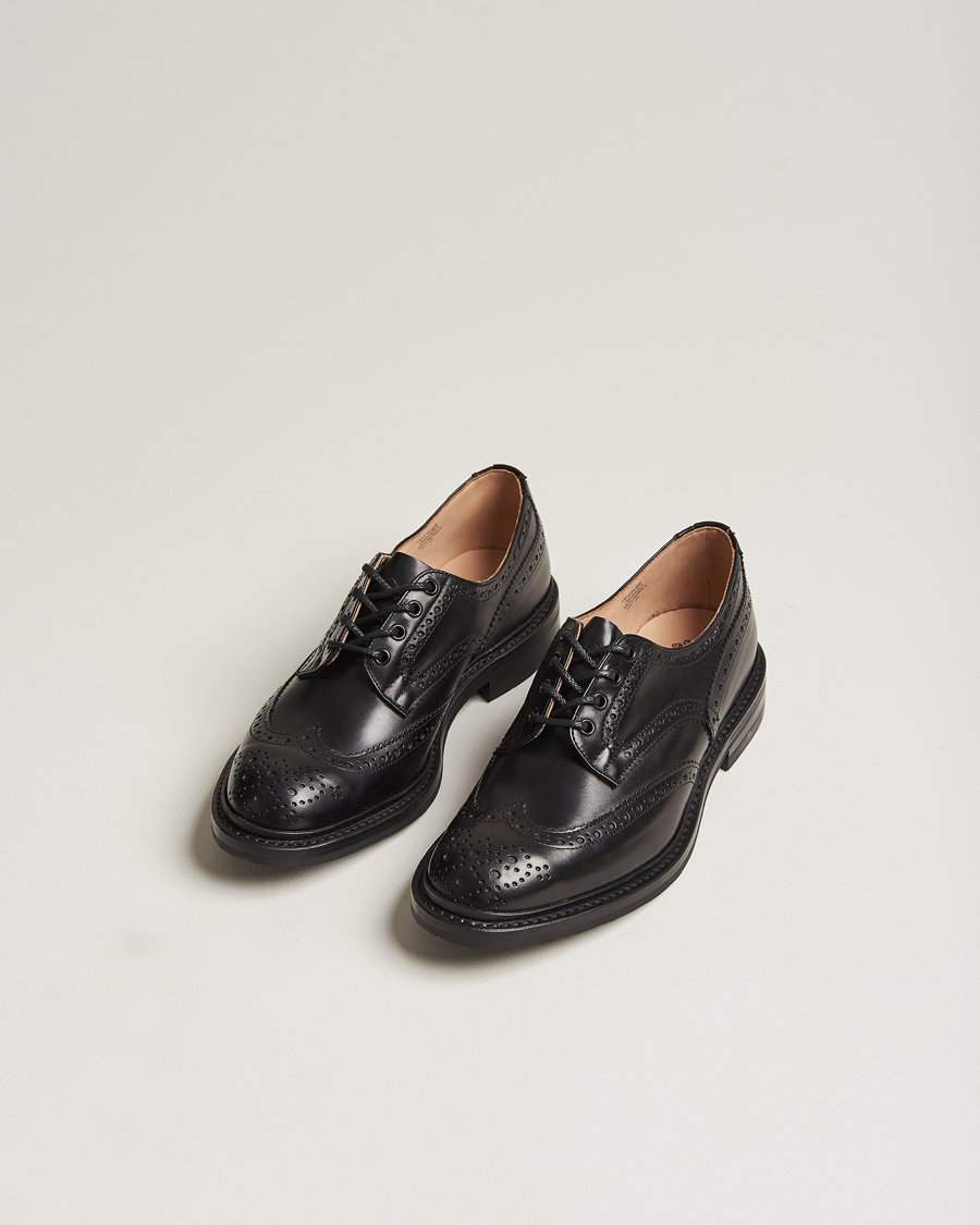 Homme |  | Tricker's | Bourton Country Brogues Black Calf