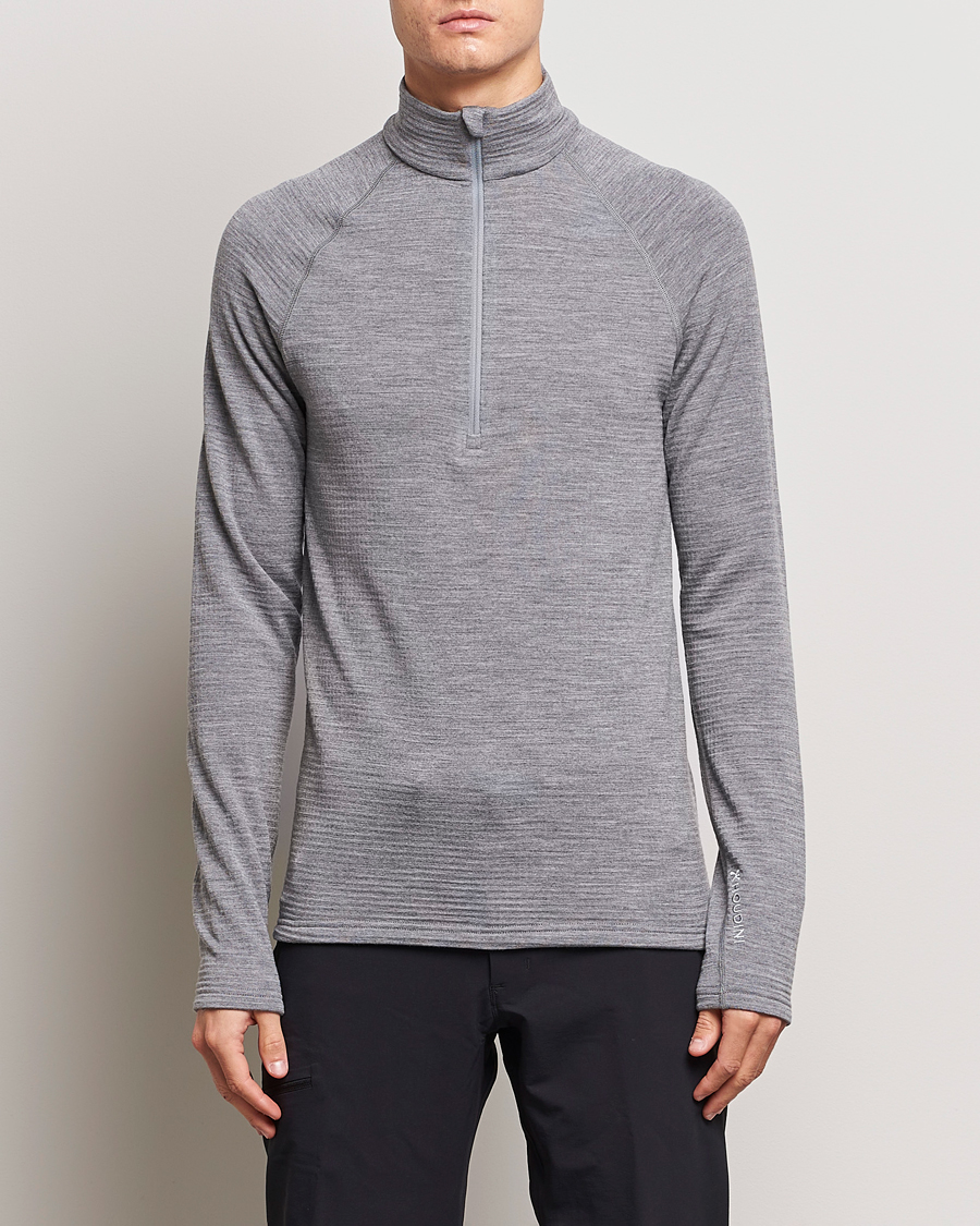 Homme | Pulls Et Tricots | Houdini | Desoli Merino Thermal Half-Zip College Grey