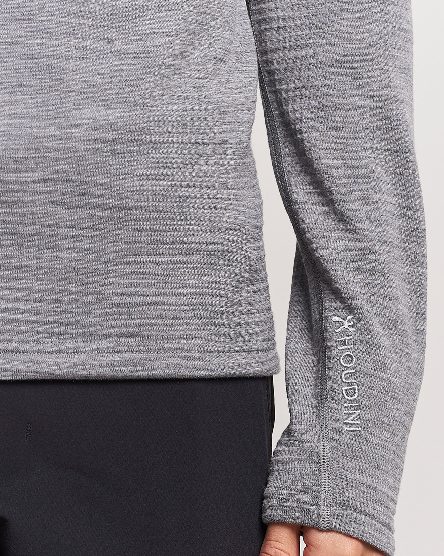 Homme | Pulls Et Tricots | Houdini | Desoli Merino Thermal Half-Zip College Grey