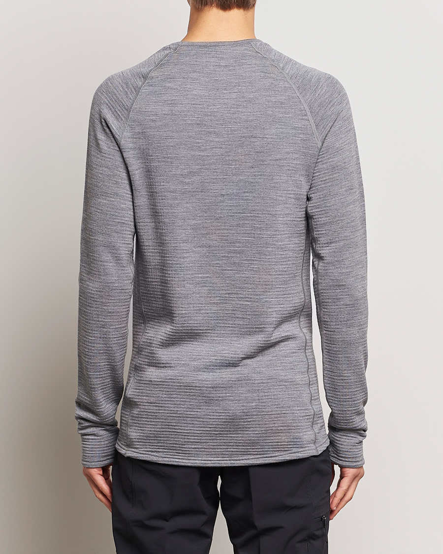 Homme | Sous-vêtements thermiques | Houdini | Desoli Merino Thermal Crew College Grey