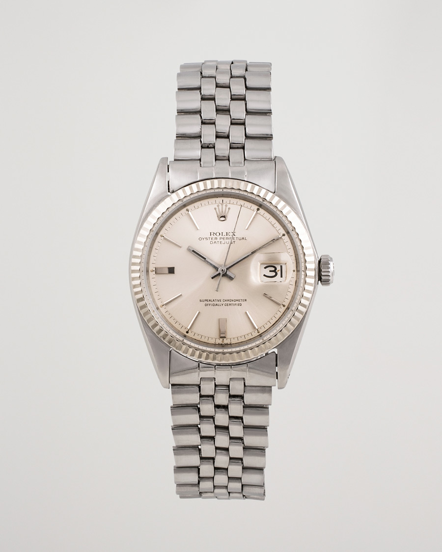 Homme | Rolex Pre-Owned Datejust 1601 Jubilee Steel Silver Steel Silver | Rolex Pre-Owned | Datejust 1601 Jubilee Steel Silver Steel Silver