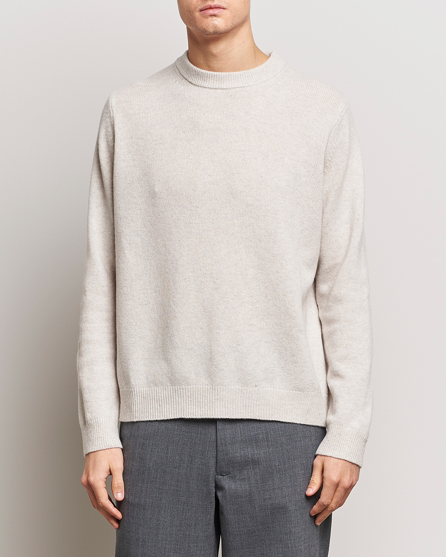 Homme | Pulls Et Tricots | Samsøe Samsøe | Isak Merino Knitted Sweater Silver Lining