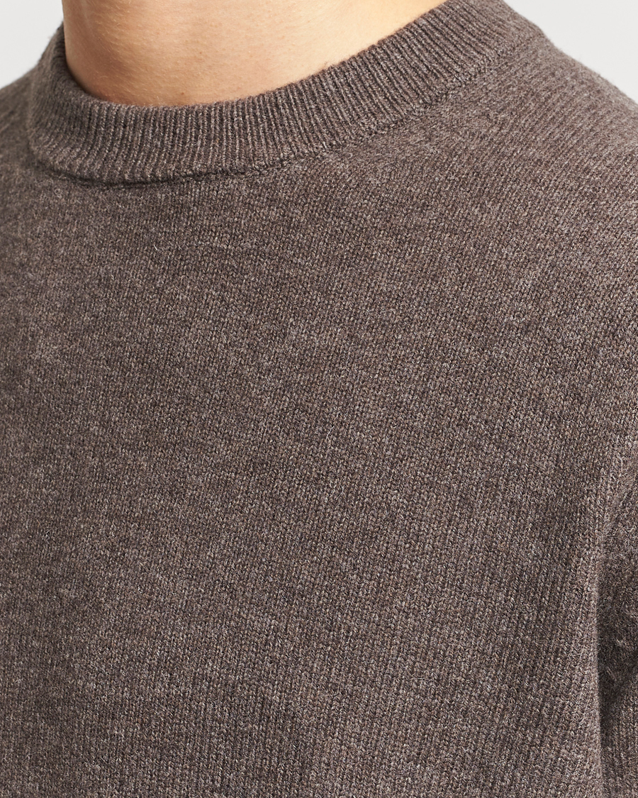 Homme | Pulls Et Tricots | Samsøe Samsøe | Isak Merino Knitted Sweater Major Brown