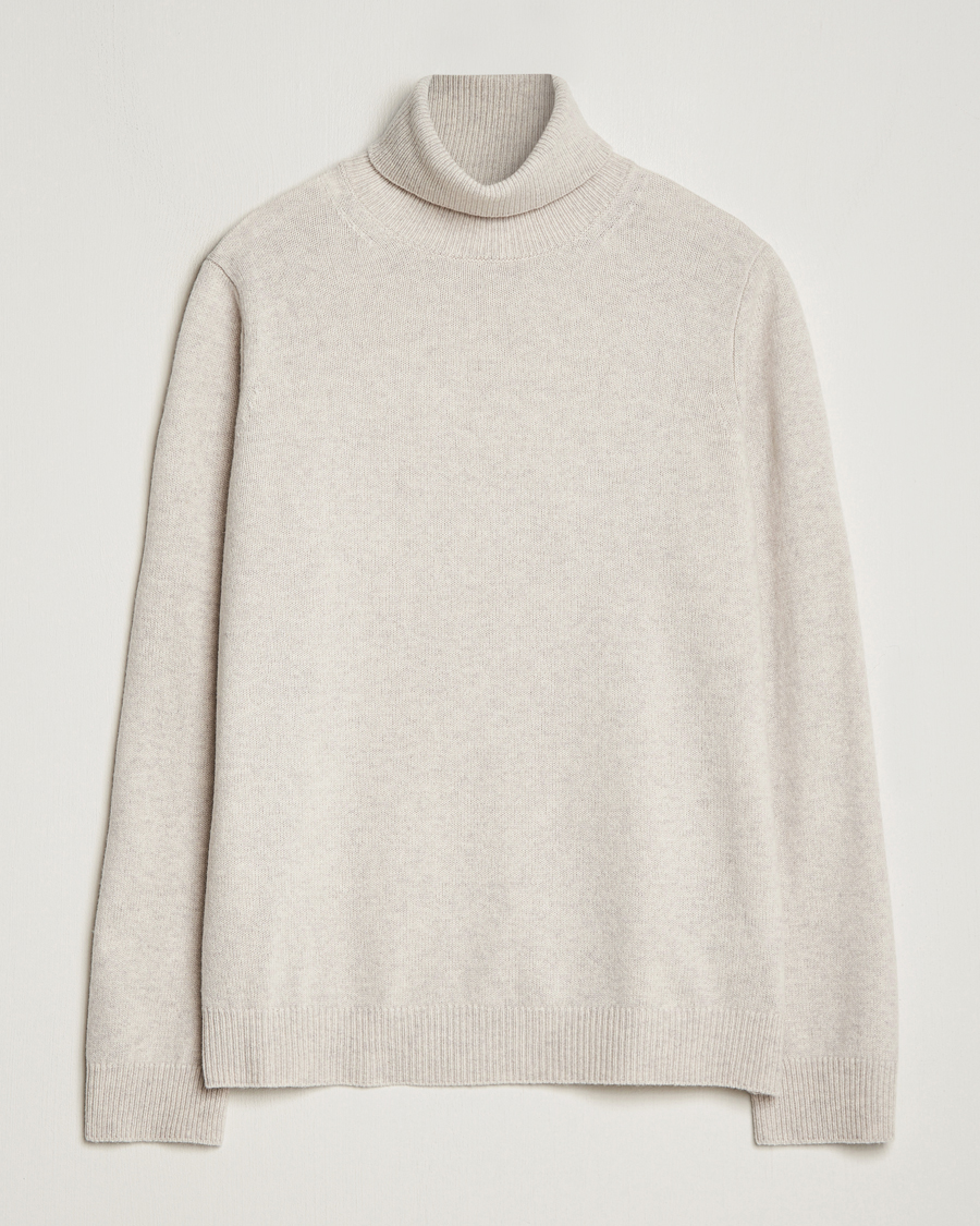 Homme | Pulls Et Tricots | Samsøe Samsøe | Isak Merino Knitted Turtleneck Silver Lining
