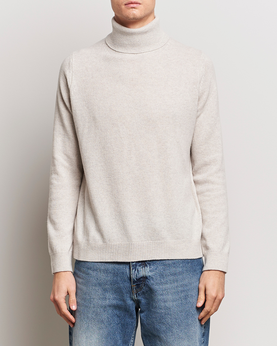 Homme | Samsøe Samsøe | Samsøe Samsøe | Isak Merino Knitted Turtleneck Silver Lining