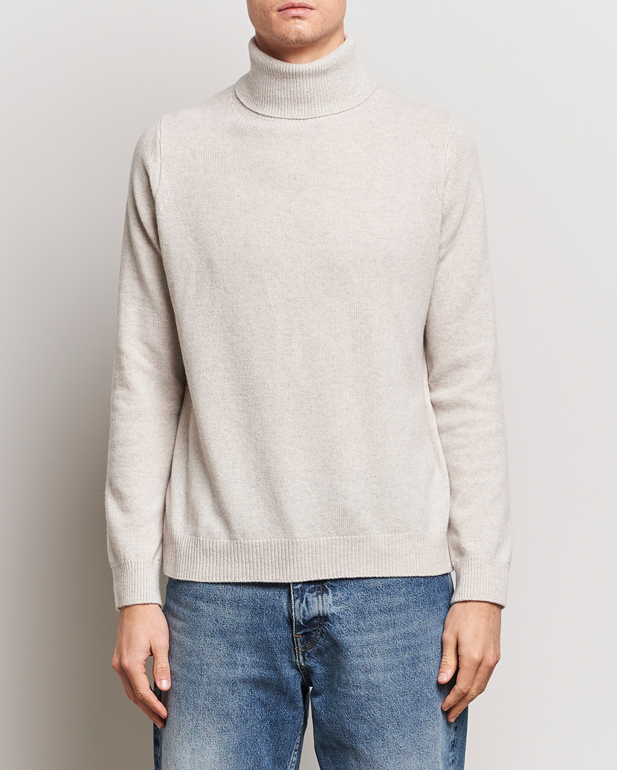 Homme | Pulls Et Tricots | Samsøe Samsøe | Isak Merino Knitted Turtleneck Silver Lining