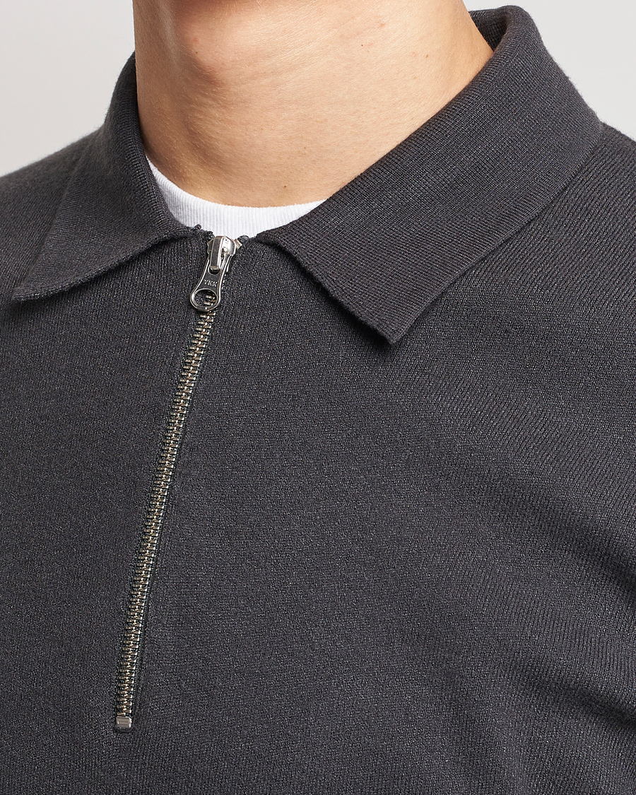 Homme | Pulls Et Tricots | Samsøe Samsøe | Guna Half Zip Volcanic Ash