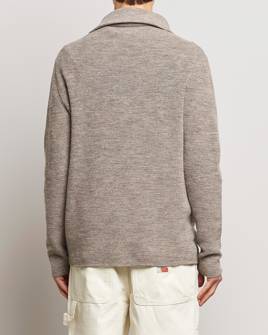 Homme | Pulls Et Tricots | NN07 | Carl Rib Knitted Half Zip Nature Melange