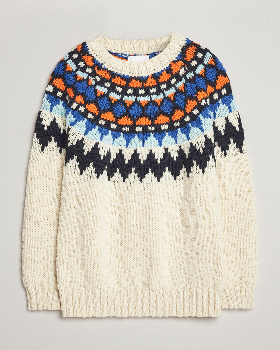 Homme | Pulls Et Tricots | NN07 | Felix Nordic Wool Sweater Ecru Multi