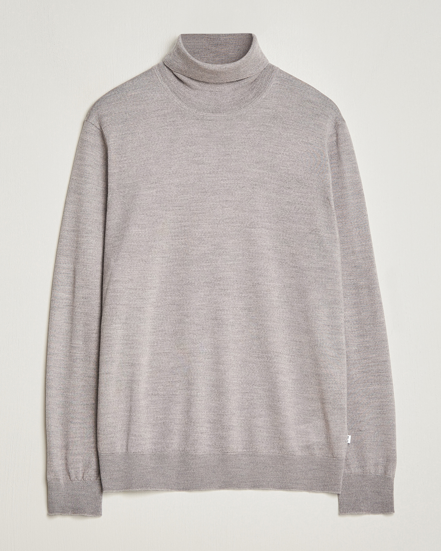 Homme | Pulls Et Tricots | NN07 | Richard Wool Rollneck Stone