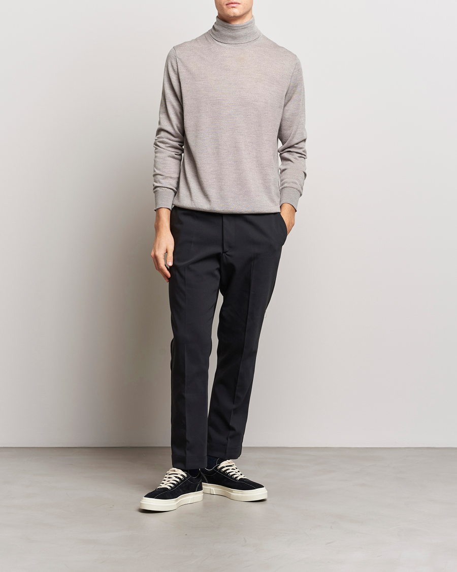 Homme | Pulls Et Tricots | NN07 | Richard Wool Rollneck Stone