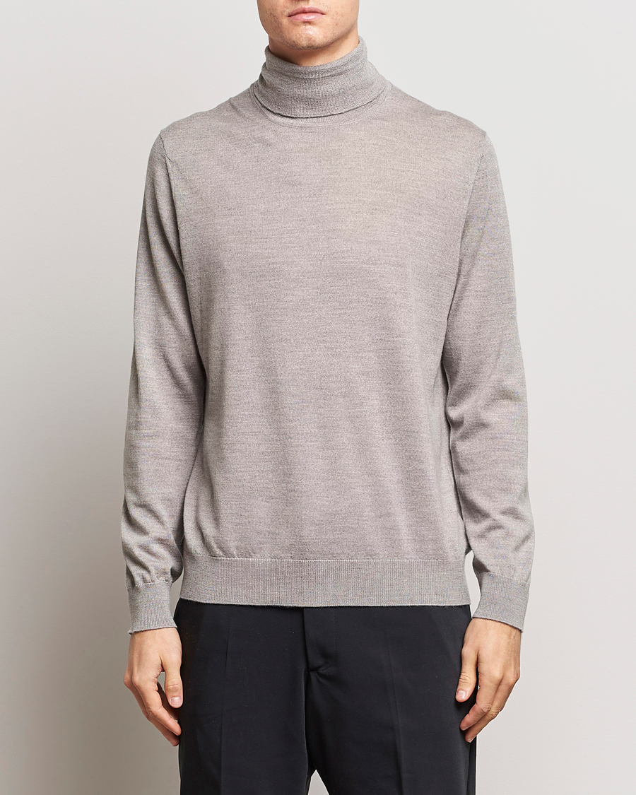 Homme | Pulls Et Tricots | NN07 | Richard Wool Rollneck Stone