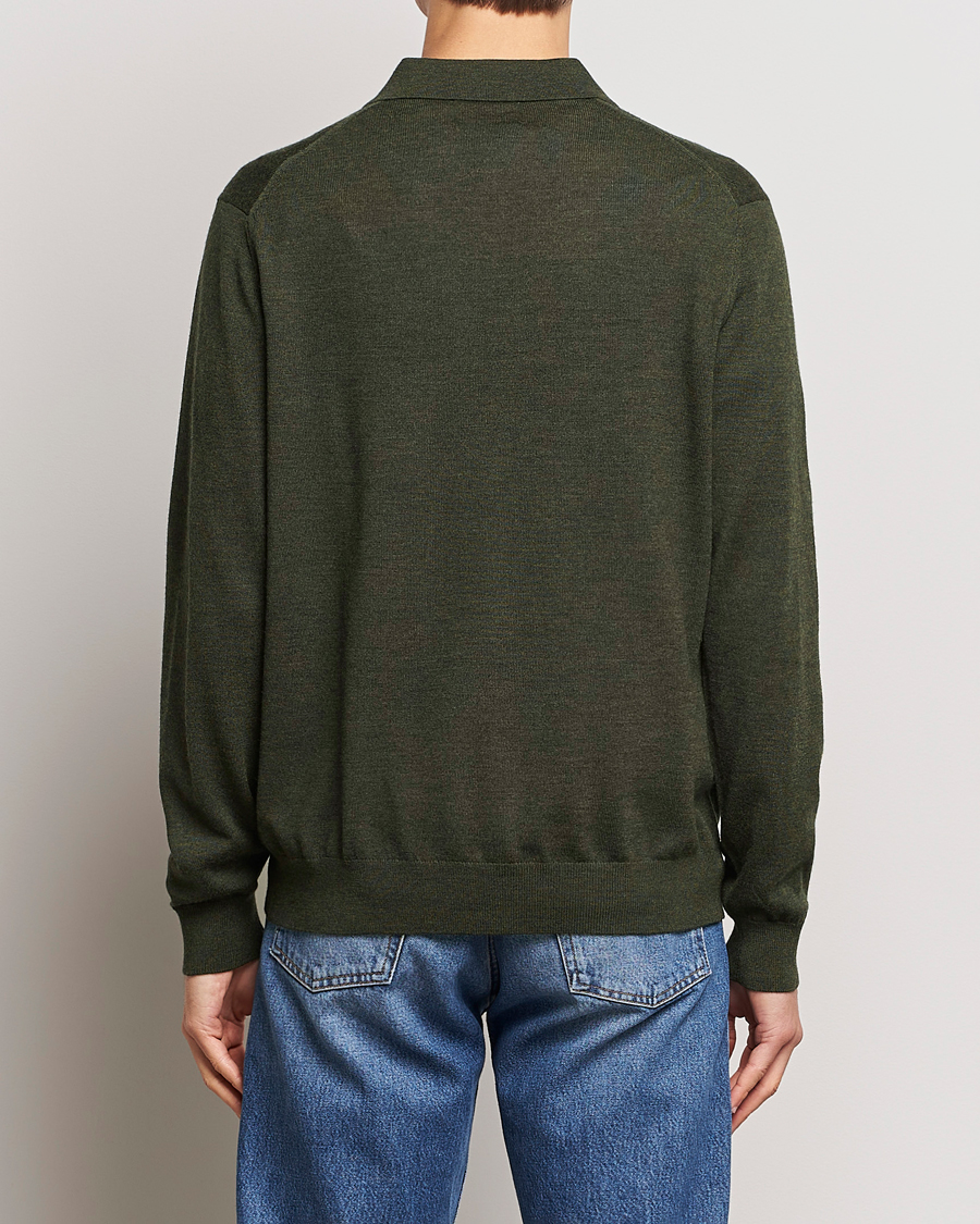 Homme | Pulls Et Tricots | NN07 | Sergio Half-Zip Polo Dark Green