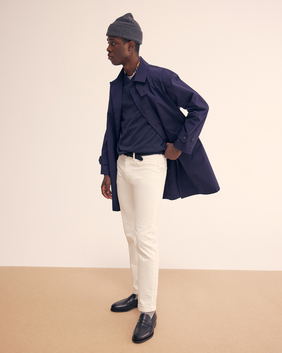 Homme | Pulls Et Tricots | NN07 | Sergio V-Neck Pullover Navy Melange