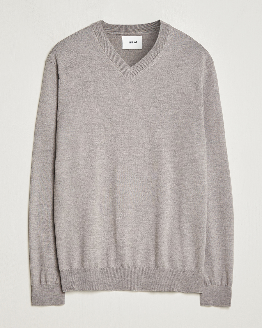 Homme | Pulls Et Tricots | NN07 | Sergio V-Neck Pullover Stone