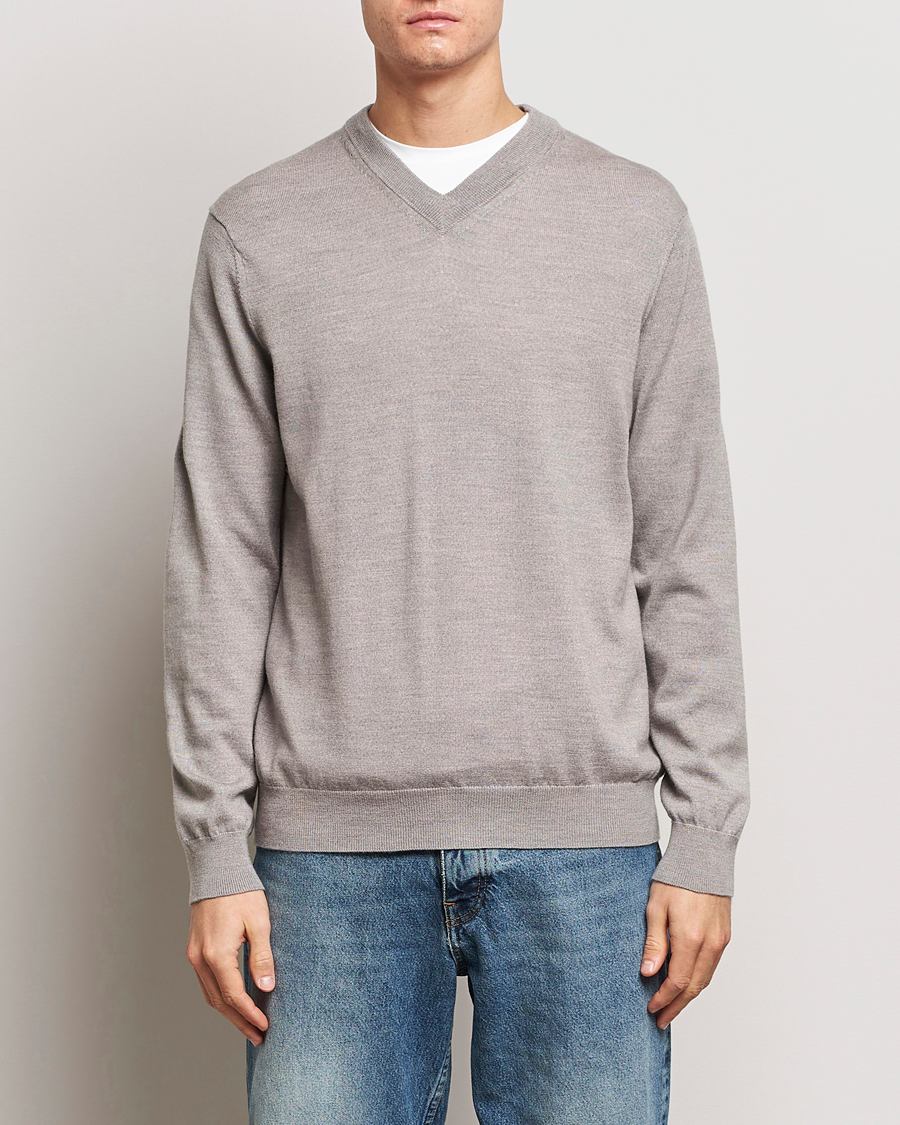 Homme | Pulls Et Tricots | NN07 | Sergio V-Neck Pullover Stone