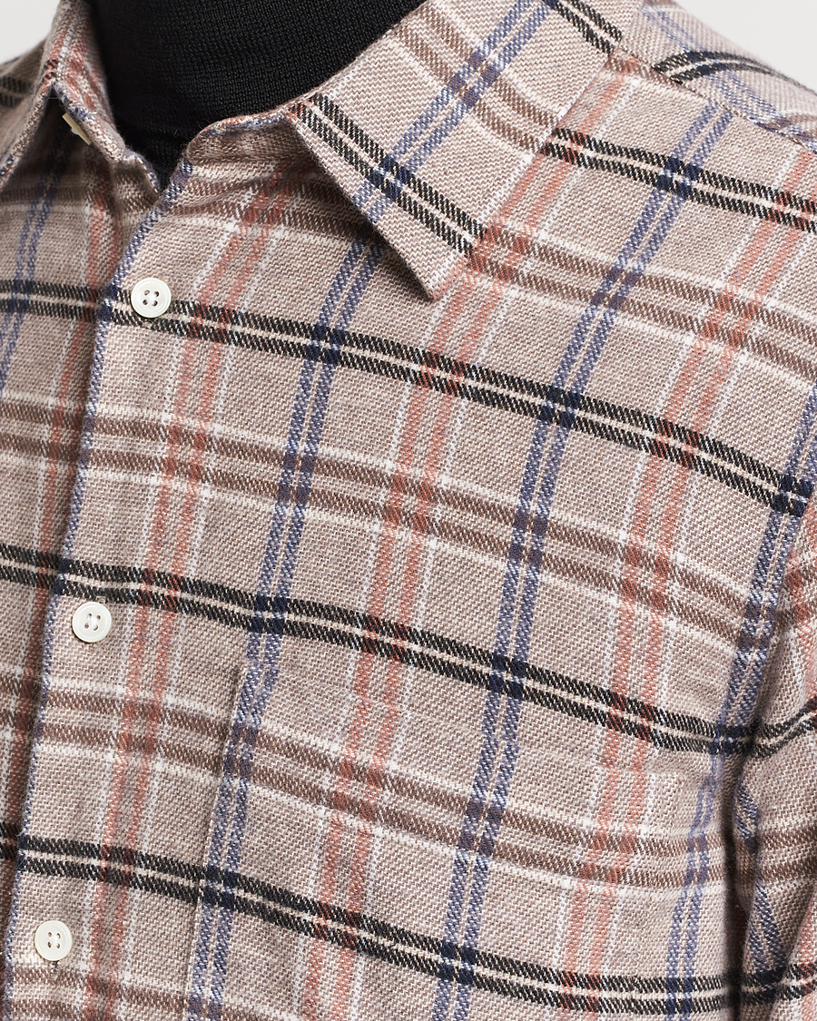 Homme | Chemises | NN07 | Arne Checked Cotton Shirt Pastel