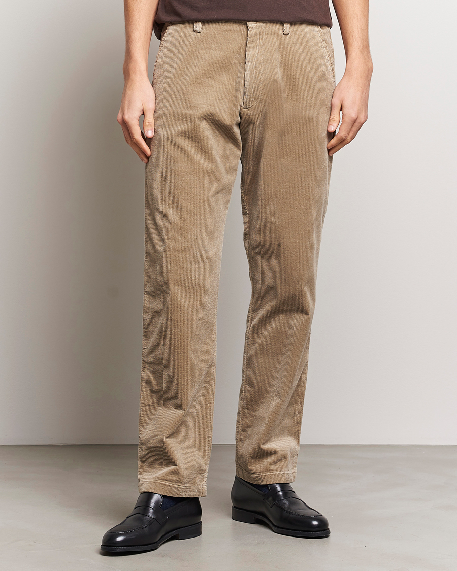 Homme | Pantalons En Velours Côtelé | NN07 | Alex Straight Fit Corduroy Pants Desert Khaki