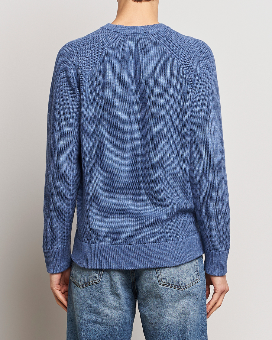 Homme | Pulls Et Tricots | NN07 | Jacobo Cotton Knitted Crew Neck Grey Blue