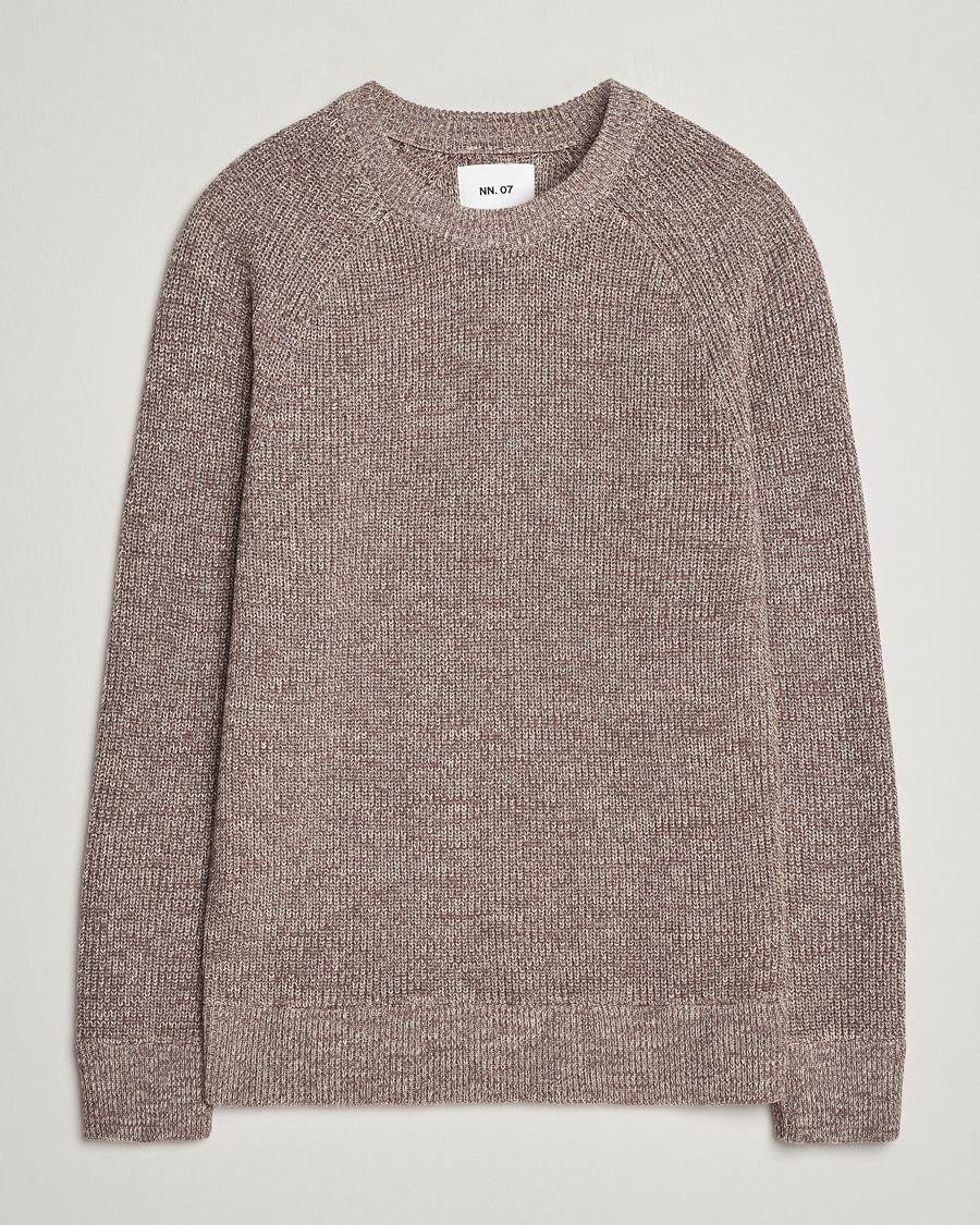 Homme | Pulls Et Tricots | NN07 | Jacobo Cotton Crewneck Sweater Iron Melange