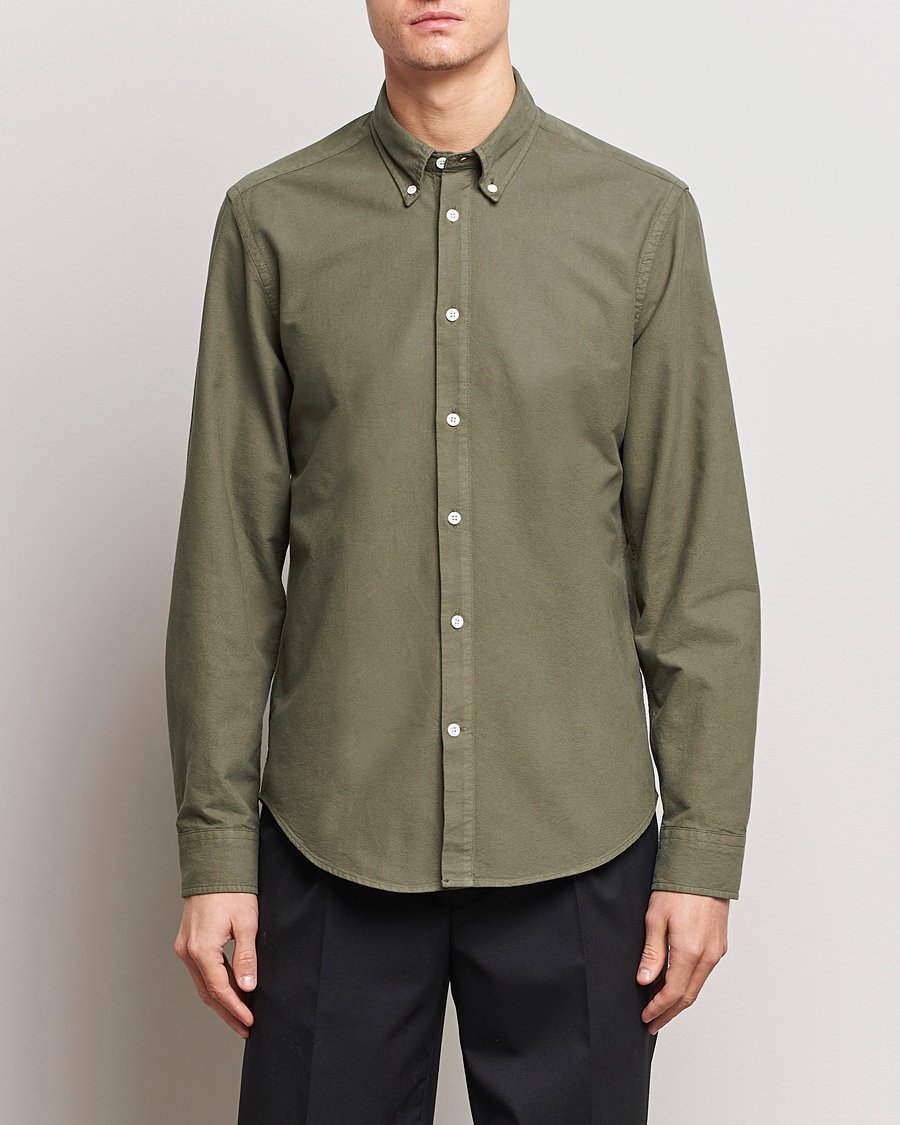 Homme | Chemises Oxford | NN07 | Arne Button Down Oxford Shirt Dark Green